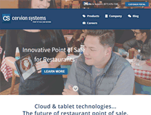 Tablet Screenshot of cervion.com